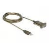 Σειριακό καλώδιο DeLOCK 64073 USB Type-A DB-9 διαφανές 2m