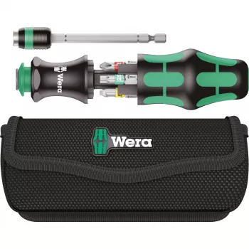 Wera Kraftform Kompakt 20 - κατσαβίδι με σετ μυτών - σε θήκη (05051016001)