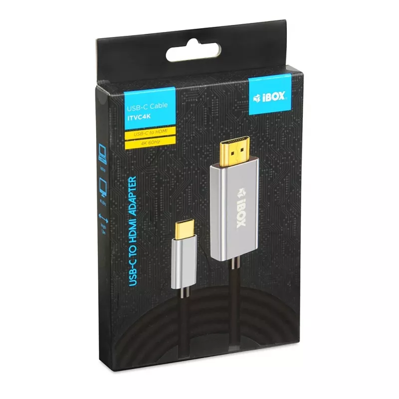 Καλώδιο iBOX ITVC4K USB-C σε HDMI