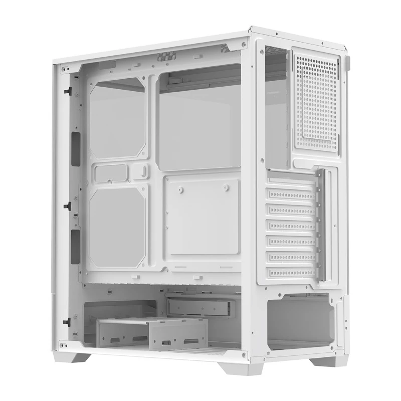 Κουτί υπολογιστή DarkFlash C365 (λευκό) συμβατό με ATX/mATX/Mini-ITX