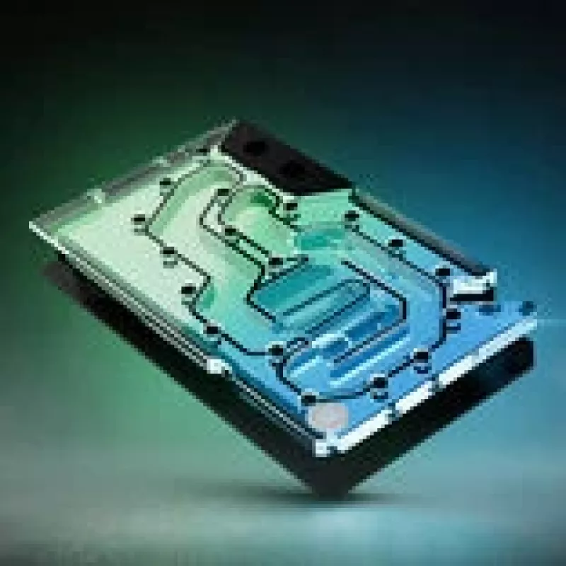 Υδρόψυκτρο GPU ek water blocks EK-Quantum Vector³ FE RTX 5090 — Επάνω μέρος από ακρυλικό