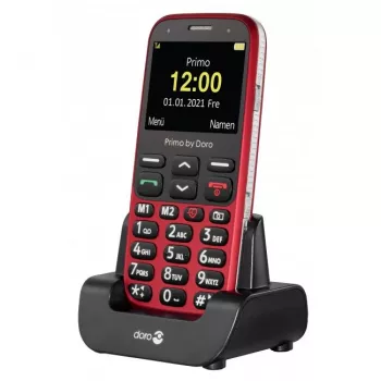 Doro Primo 368 κινητό τηλέφωνο, 2,3 ιντσών, 3 MP, 1000 mAh, κόκκινο
