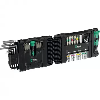Σετ εργαλείων Wera Tool-Check Modular Set 1 – 50 τεμ. αρθρωτό σετ συνεργείου, ταξινομημένα bits και καρυδάκια