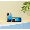 Προστατευτική θήκη iKins για Samsung Galaxy Note 20 — Blue Lake και μαύρο, λεπτή θήκη
