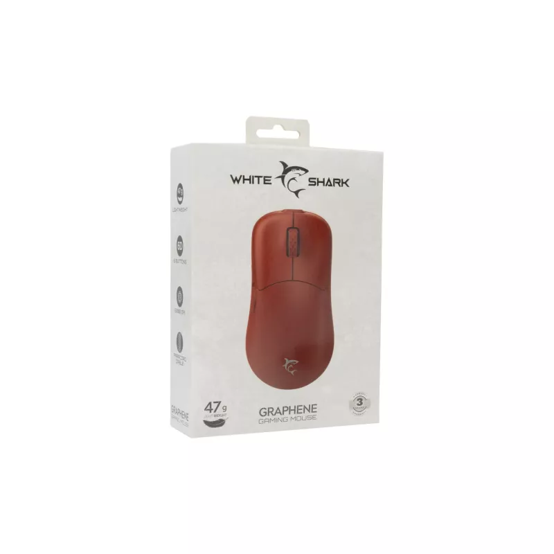 Ποντίκι White Shark GM-5014 Graphene κόκκινο USB