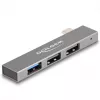 DeLOCK Hub USB 3 θυρών λεπτό USB Type-C 10 Gbps 2 x USB 2.0