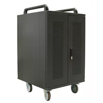 Avtek International Avtek Charging Cart 20 φορητό ντουλάπι διαχείρισης συσκευών μαύρο