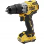 Δράπανο DeWALT DCD706D2-QW, 1500 U/min, ταχυσφιγκτήρας, 1,1 kg