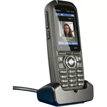Τηλέφωνο IP AGFEO DECT 75 IP Μαύρο