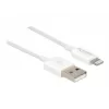 Καλώδιο USB δεδομένων και φόρτισης DeLOCK 83000 για iPhone iPad iPod λευκό 1 m