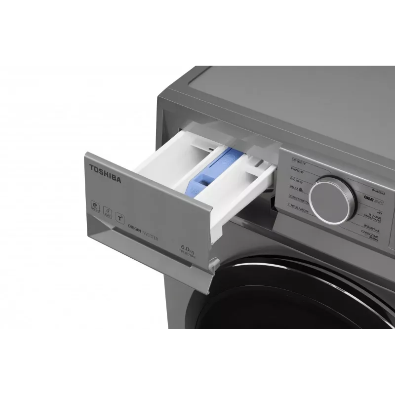 Πλυντήριο ρούχων Toshiba λεπτό TW-BL70A2PL(SS), 7 kg
