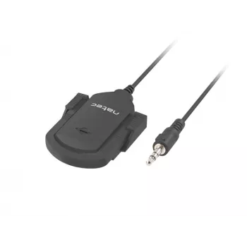 Μικρόφωνο κλιπ NATEC NMI-1352, ενσύρματο 3,5 mm, ευαισθησία -58 dB, 50–16000 Hz, καλώδιο 1,8 m, 20 g