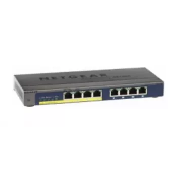 NETGEAR GS108PP Unmanaged Gigabit Ethernet (10/100/1000) Power over Ethernet (PoE) Μαύρο