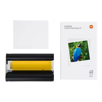 Xiaomi Instant Photo Paper 3 ιντσών BHR6756GL φιλμ στιγμιαίας εκτύπωσης, 40 φύλλα, λευκό
