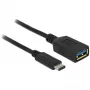 Delock Προσαρμογέας USB - USB Type A (W) σε 24 pin USB-C (M)