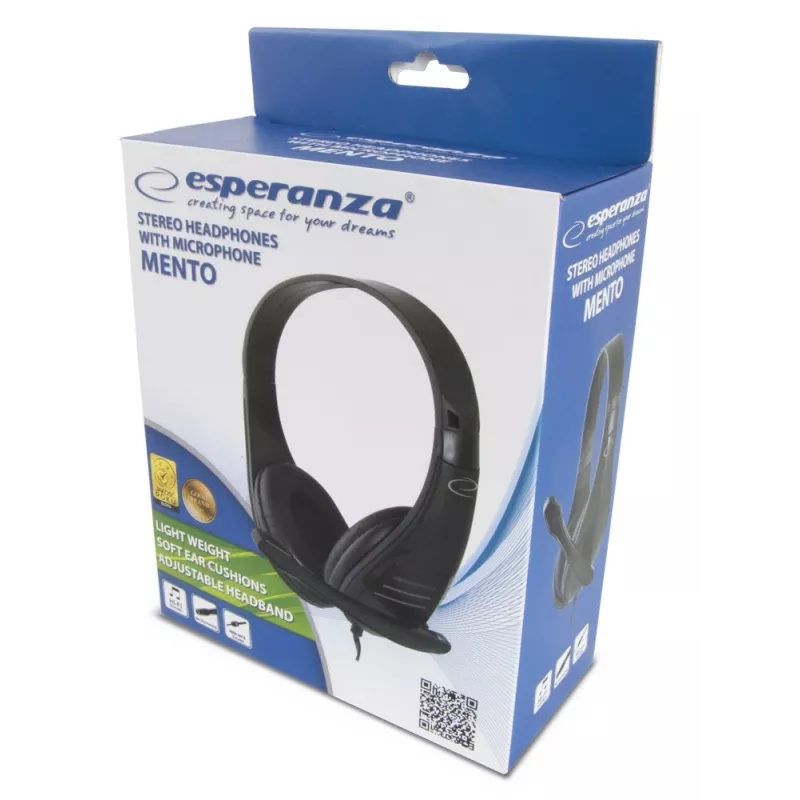 Esperanza EH209K Ακουστικά/Headset με βραχίονα Μαύρο