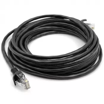 Καλώδιο Cat5E UTP, 5m, μαύρο