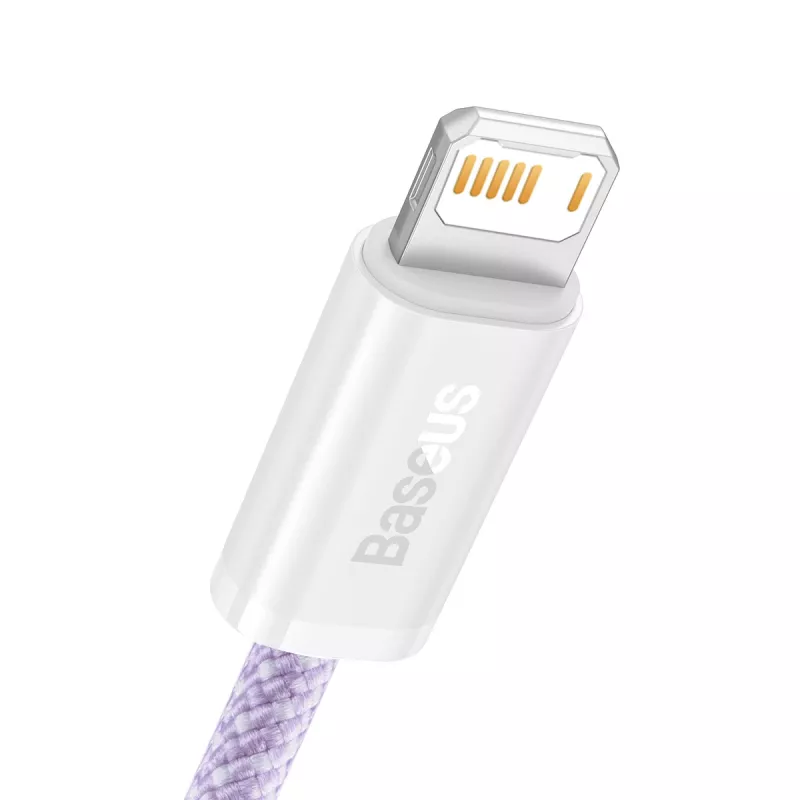 Καλώδιο Baseus Dynamic USB σε Lightning, 2,4 A, 2 m (μωβ)