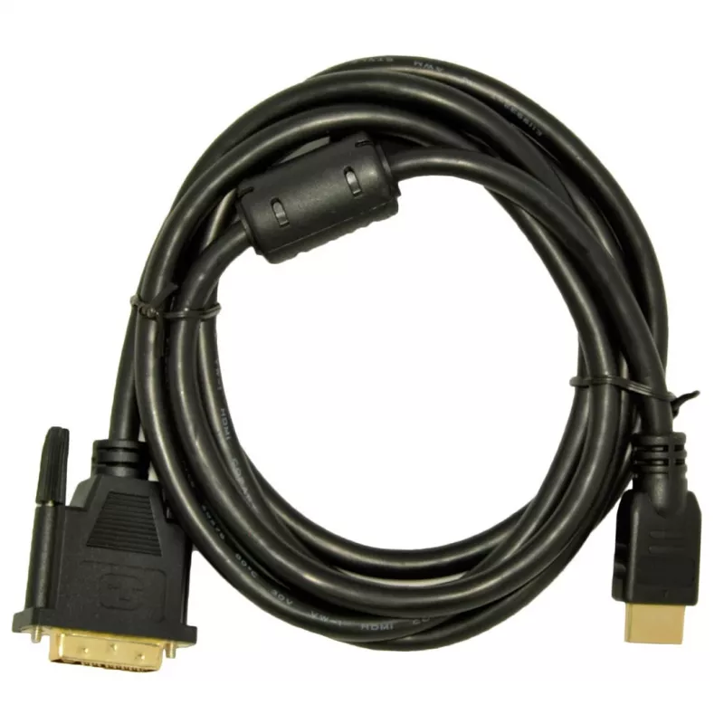 Akyga AK-AV-11 Καλώδιο HDMI σε DVI-D (24+1), 1,8 m, μαύρο