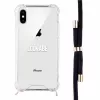 Θήκη smartphone με λουρί λαιμού Lookabe για iPhone XS Max, χρυσό/μαύρο