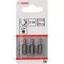 Bosch Μύτη κατσαβιδιού εξαιρετικά σκληρή, 3 τεμ., Torx, T10, Χάλυβας, T10, 25 mm