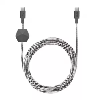Καλώδιο USB-C σε USB-C Native Union Anchor 1,8 m μαύρο λευκό