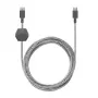 Καλώδιο USB-C σε USB-C Native Union Anchor 1,8 m μαύρο λευκό