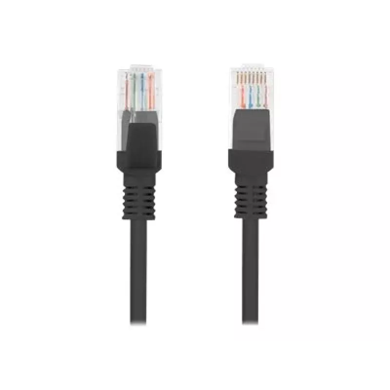 Καλώδιο δικτύου LANBERG PCU6-10CC-1500-BK Cat6 U/UTP 15 m RJ-45 Μαύρο