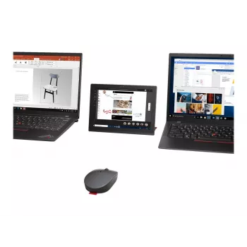 Lenovo Go Multi-Device Ποντίκι Γραφείου Αμφίχειρο RF Wireless + Bluetooth Οπτικό 2400 DPI