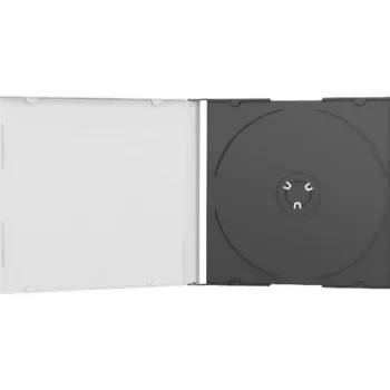 MediaRange BOX21 - λεπτή θήκη CD για CD/DVD - μαύρο (BOX21)