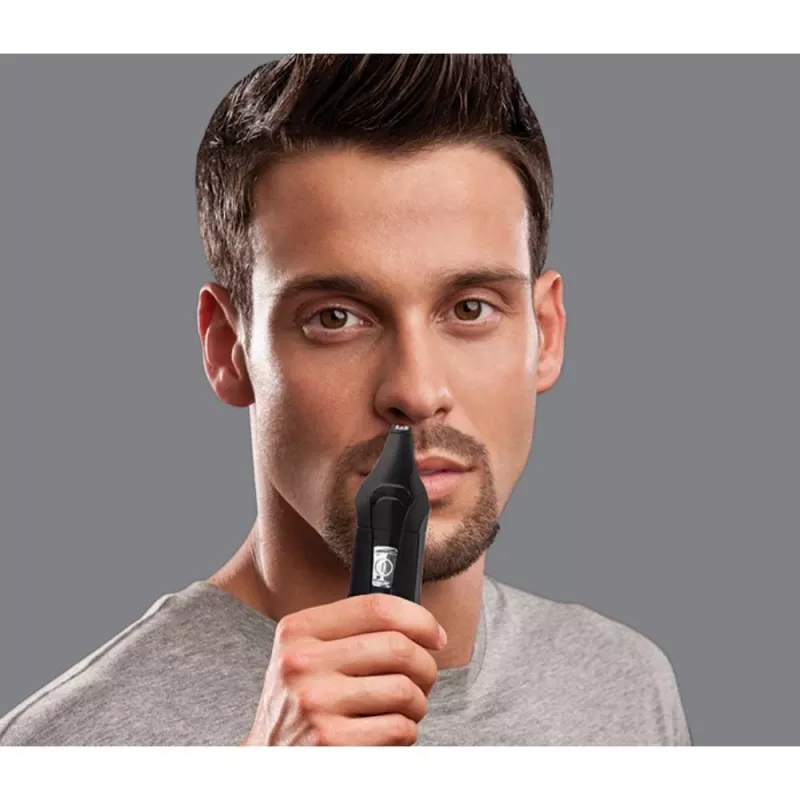 Remington PG6030 Edge σετ περιποίησης, λεπίδες με επίστρωση τιτανίου, 7 ρυθμίσεις μήκους, μπαταρία, για γένια/κεφάλι/μύτη/αυτιά, μαύρο