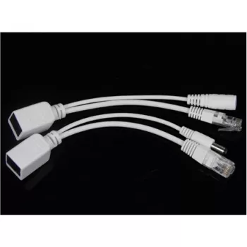 Προσαρμογέας PoE Gembird PP12-POE-0.15M-W