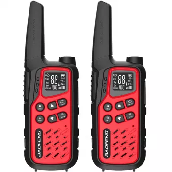 Baofeng BF-T25E σετ walkie-talkie, 2 τεμ., κόκκινο