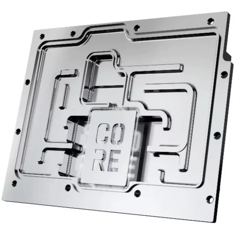 Alphacool Core RX 9070 XT Aorus Elite Water Block GPU με Backplate, διάφανο/χρωμίου (14780)