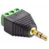 Αντάπτορας DeLOCK 65419 3,5 mm 3p μαύρο πράσινο ασημί