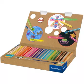 Ξυλομπογιά ακουαρέλας Staedtler Noris junior 140 Πολύχρωμο 18 τεμ.