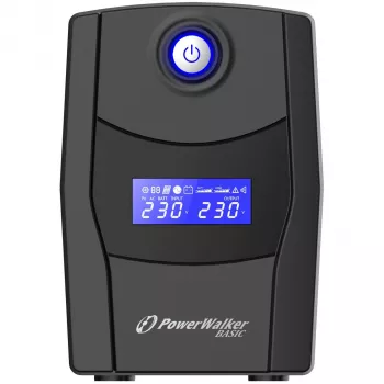 PowerWalker VI 800 STL Line-Interactive 800VA 2AC-Outputs Tower μαύρο αδιάλειπτη παροχή ισχύος (UPS) (10121073)