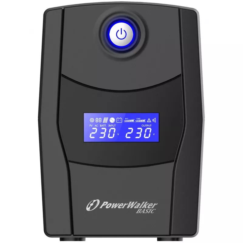 PowerWalker VI 800 STL Line-Interactive 800VA 2AC-Outputs Tower μαύρο αδιάλειπτη παροχή ισχύος (UPS) (10121073)
