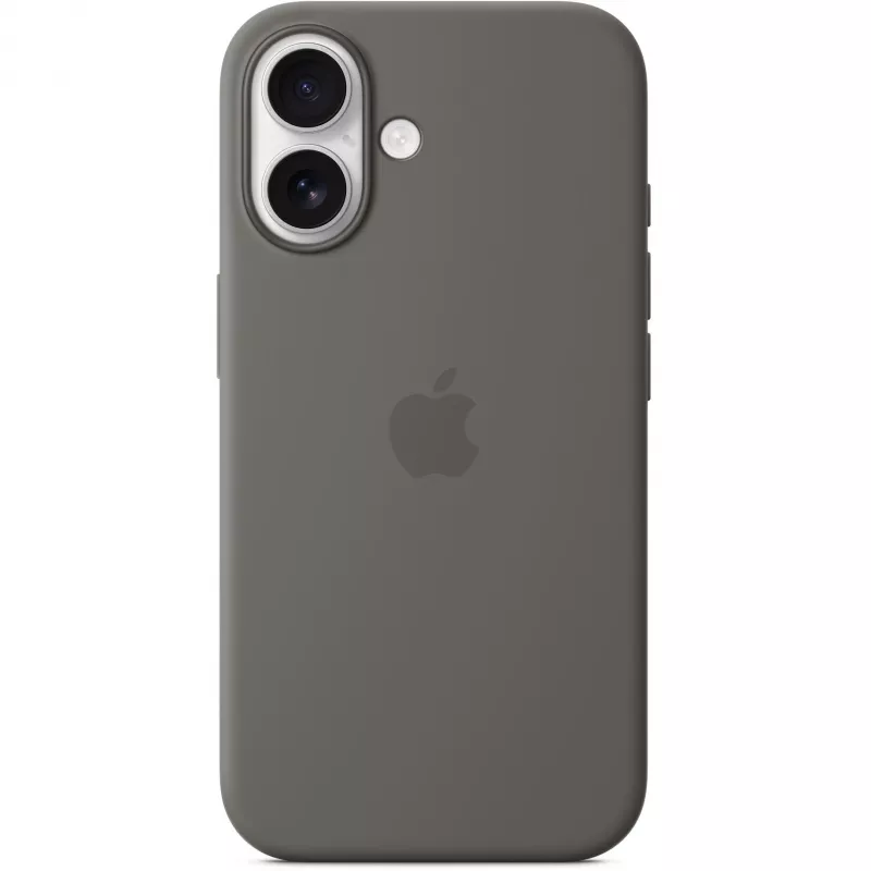 Θήκη Apple iPhone 16 Θήκη Σιλικόνης με MagSafe Πέτρινο Γκρι