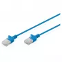 Καλώδιο δικτύου Patch DIGITUS CAT 6 U-UTP λεπτό, 2 m, μαύρο