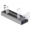 DeLOCK Εξωτερικός USB-Hub 5 Gbps με 10 θύρες + διακόπτη