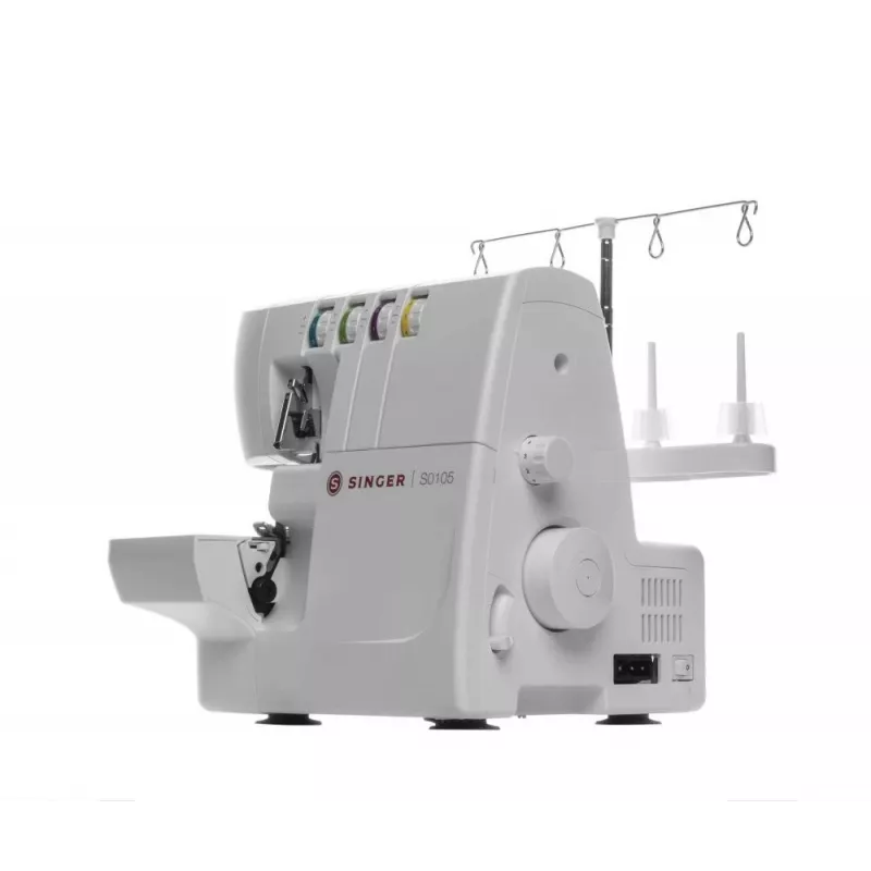 Ραπτομηχανή Overlock SINGER S0105 Ηλεκτρική Λευκή