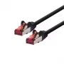LOGON TCR66SS150BL καλώδιο patch, S/FTP PIMF, 15 m