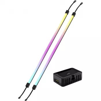 Σετ φωτιστικών λωρίδων Corsair iCUE LINK LS430 Aurora RGB, 430 mm, μαύρο