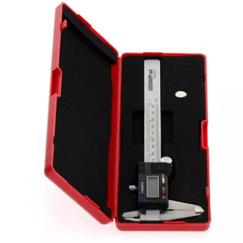 Gedore RED R94420021 3301430 ψηφιακό παχύμετρο, 0–153 mm, mm/ίντσες, γκρι