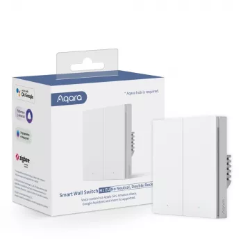 Aqara Smart Wall Switch H1 (No Neutral, Double Rocker) λευκό (HomeKit)