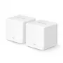 Σύστημα Mesh MERCUSYS Halo H60X (συσκευασία 2 τεμ.) Dualband Wi‑Fi 6, 1500 Mbit/s, έως 350 m², 2x LAN, εσωτερικές κεραίες, λευκό