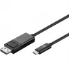 Goobay USB-C σε DisplayPort. Α/Α. Μαύρο