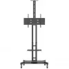 Hagor 8209 HP Twin Stand κινητή βάση δαπέδου για οθόνες 32-55 ιντσών (81-140 cm), 45 kg, ρυθμιζόμενου ύψους, μαύρη