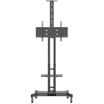 Hagor 8209 HP Twin Stand κινητή βάση δαπέδου για οθόνες 32-55 ιντσών (81-140 cm), 45 kg, ρυθμιζόμενου ύψους, μαύρη
